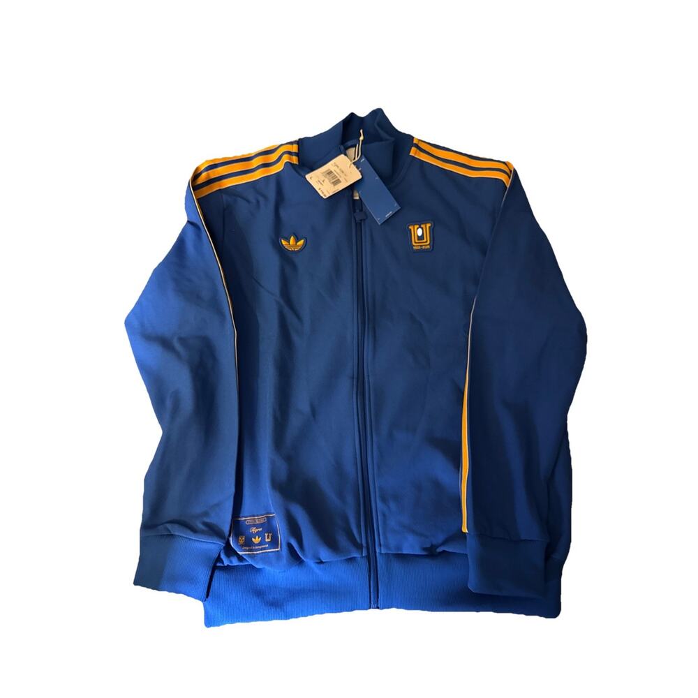 Adidas Tigres UANL Terrace Icons Track Jacket Top Zip Up Men Size Medium JM4861